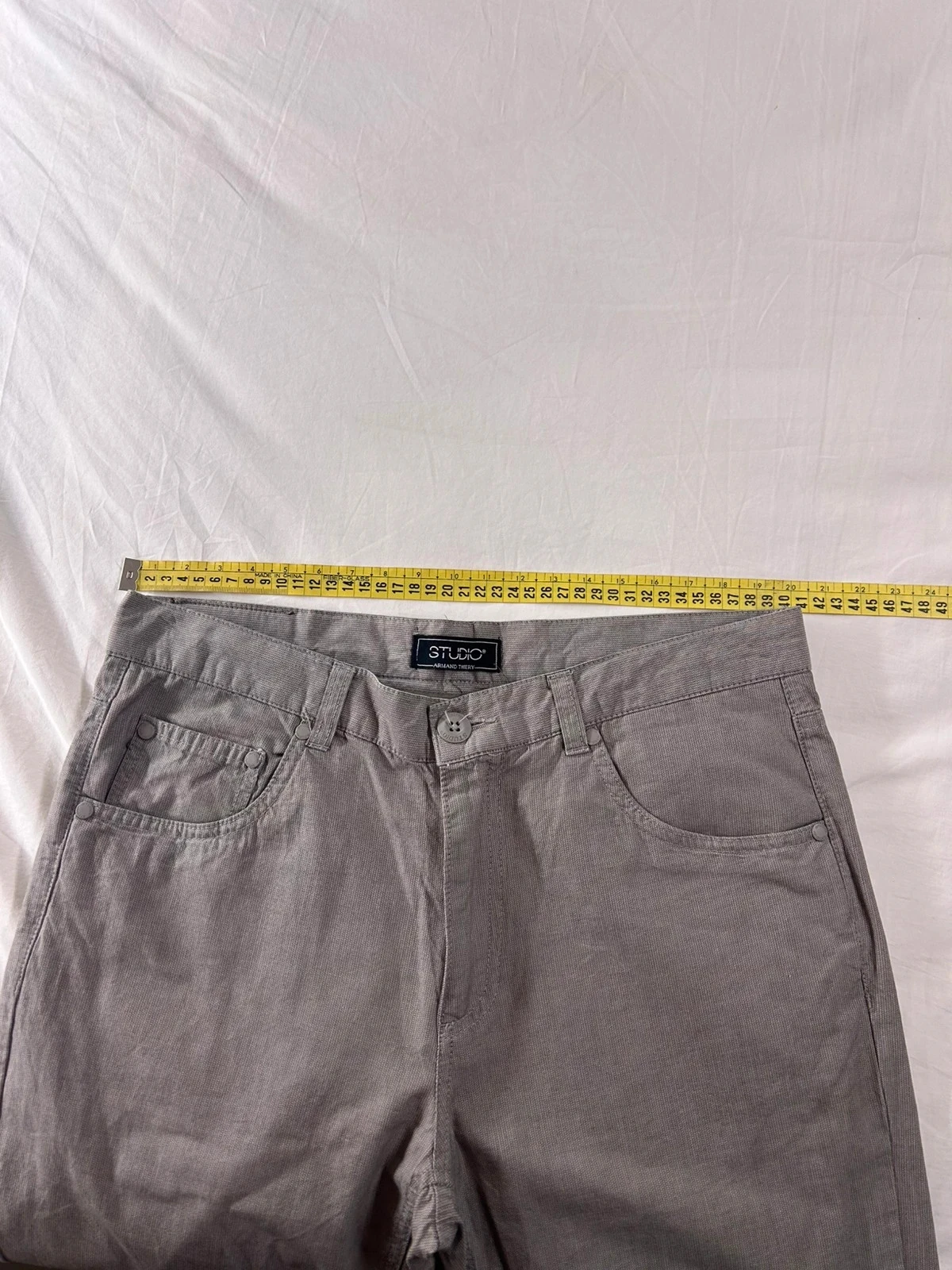 Chino vintage gris studio Armand thierry – photo 7